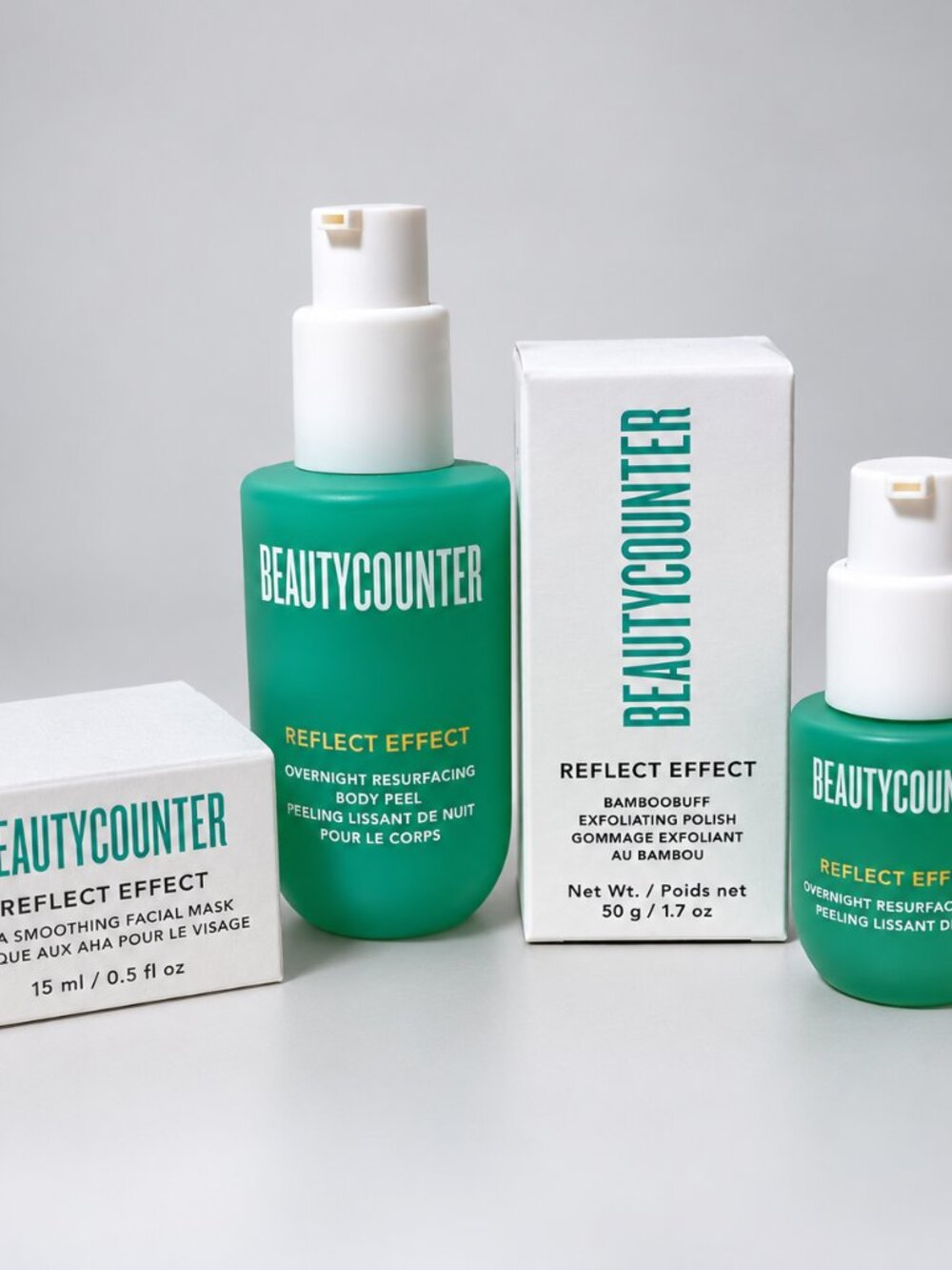 4 Beautycounter Reflect Effect Never Opened Mask ~ Exfoliating ~ Overnight Peel